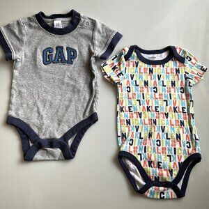 CALVIN KLEIN & GAP ONESIES BODYSUITS 3-6M BUNDLE